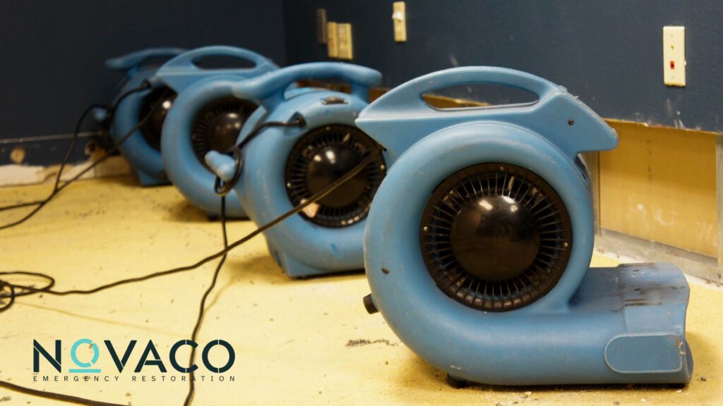 water damage restoration in west vancouver fan start to fix