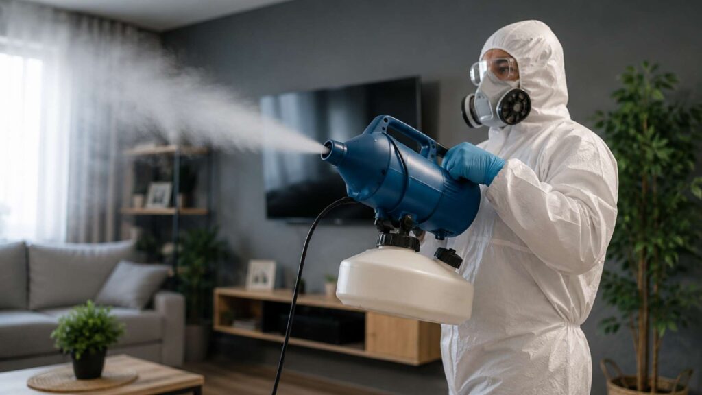 Antimicrobial fogging service during mold remediation in Vancouver BC